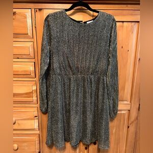 Gold and Black Shimmer Dress